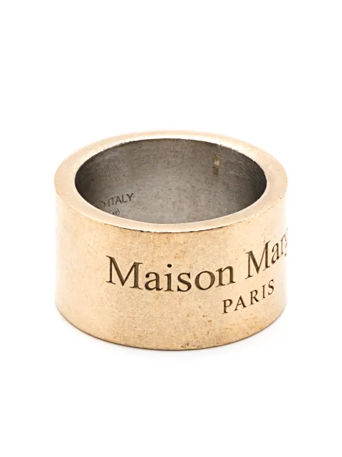 Maison Margiela logo-engraved ring