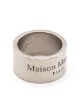 Image 1 of Maison Margiela logo-engraved band ring