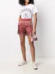 Image 2 of Golden Goose bandana-print satin shorts