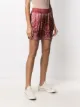 Golden Goose bandana-print satin shorts