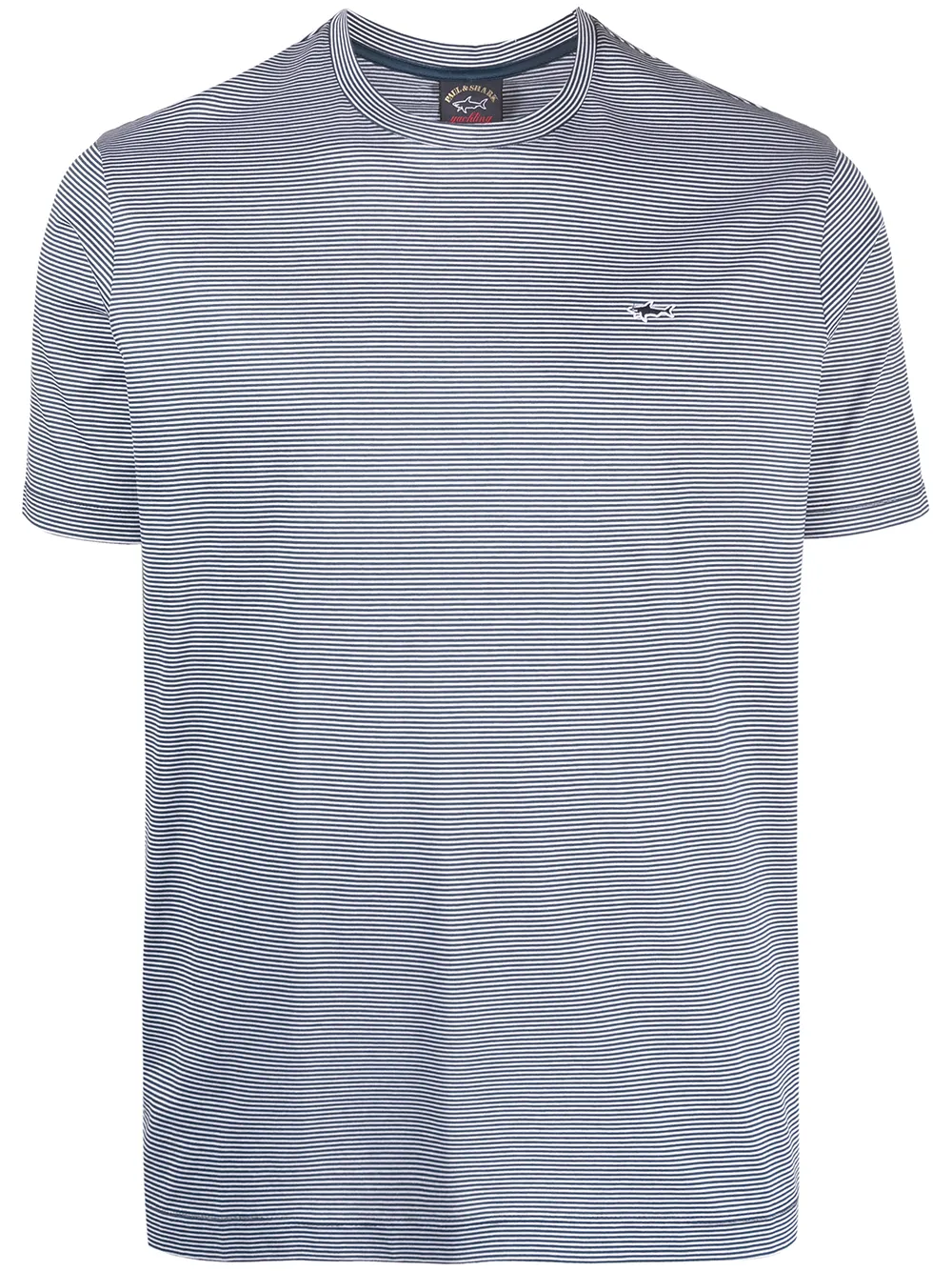 Paul & Shark T-shirt met logopatch Blauw