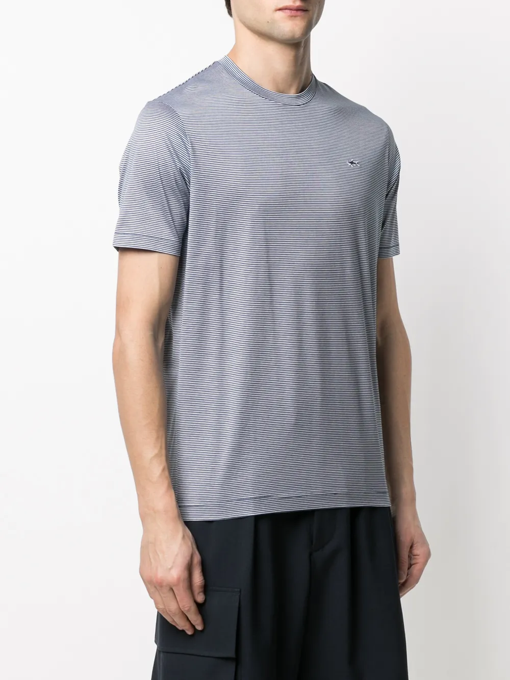 Paul & Shark T-shirt met logopatch Blauw