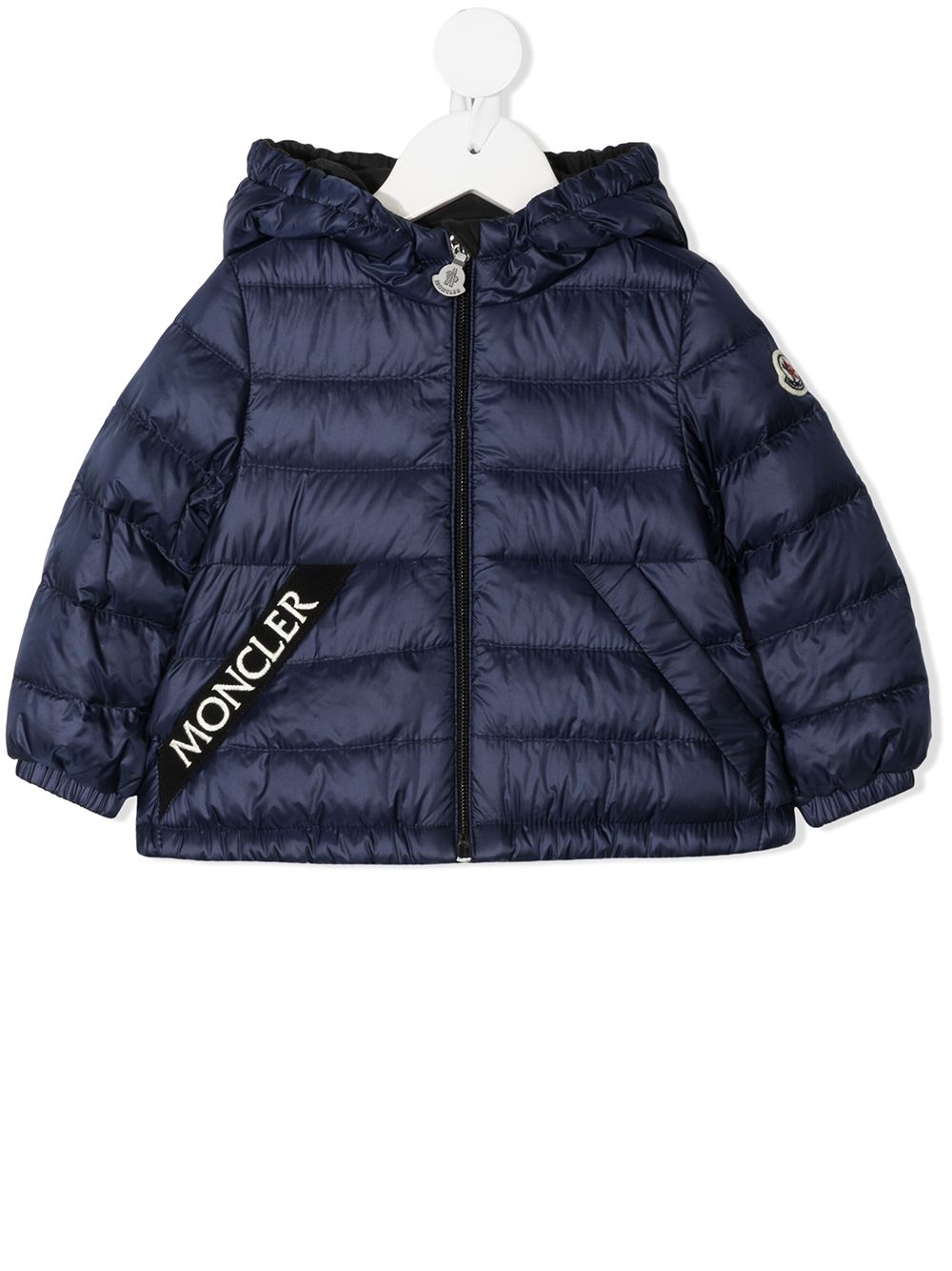 фото Moncler kids пуховик с логотипом