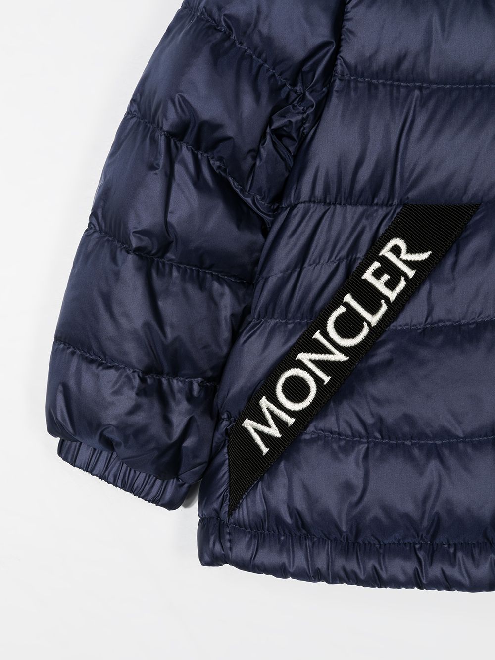 фото Moncler kids пуховик с логотипом