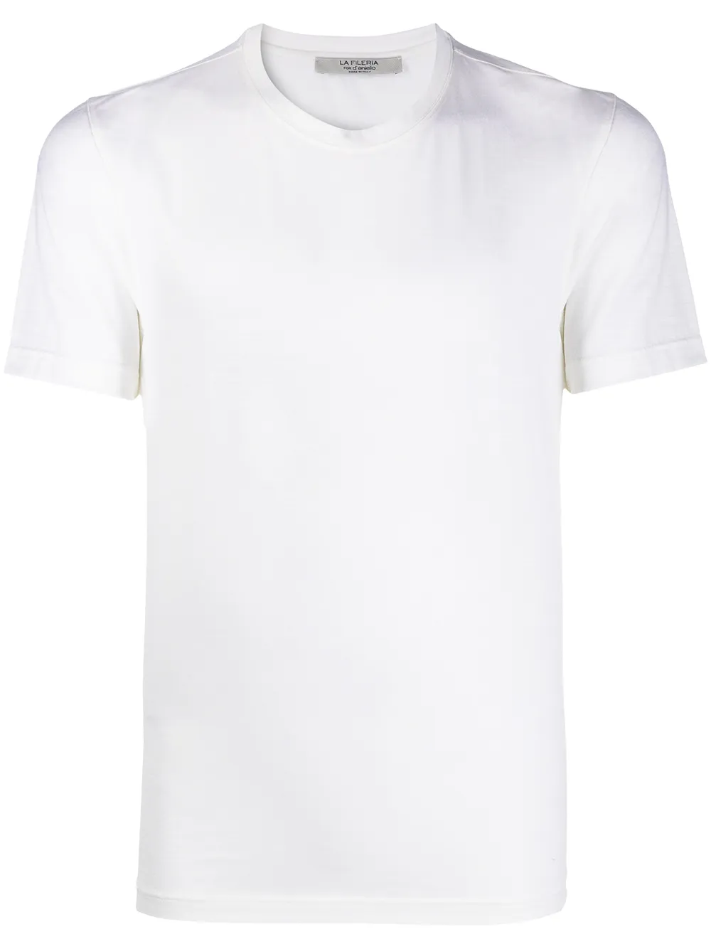 La Fileria For D'aniello Round Neck Short-sleeved T-shirt In White