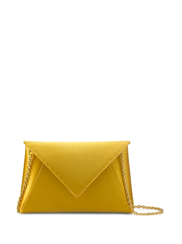 Tyler Ellis Small Lee Pouchet Clutch Bag Yellow FARFETCH AO