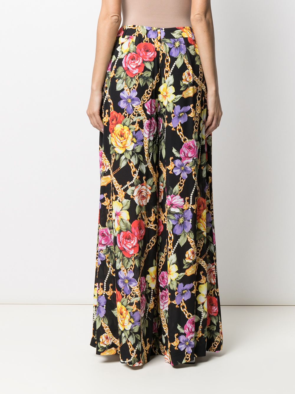 фото Moschino брюки с цветочным узором