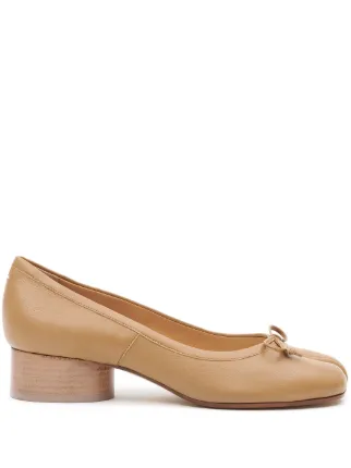 フラットシューズ New Tabi Ballerina Pumps Tabi New Ballerina w/Heel - Black
