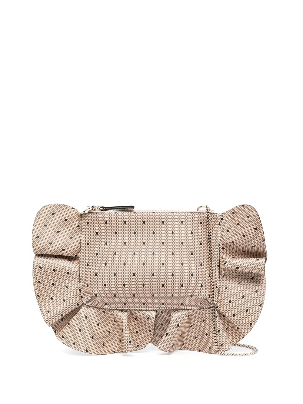 фото Red valentino polka-dot mesh crossbody bag