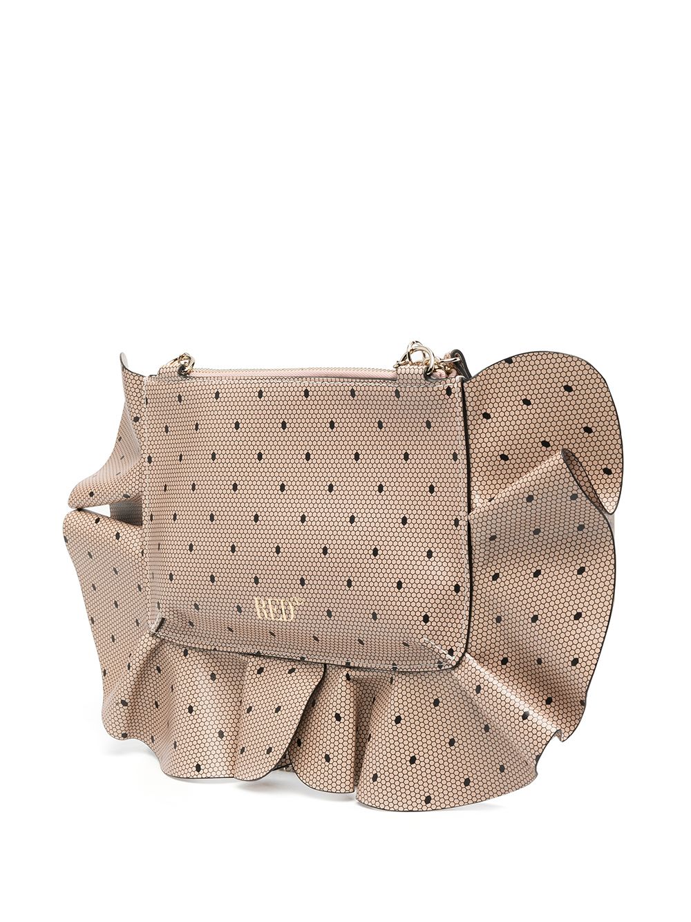 фото Red valentino polka-dot mesh crossbody bag