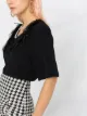 Moschino pearl and ribbon embellished T-shirt