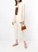 Image 2 of Twin-Set high-waisted pleat detail cropped trousers