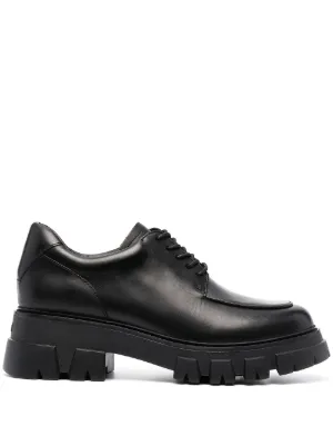 chunky black brogues womens