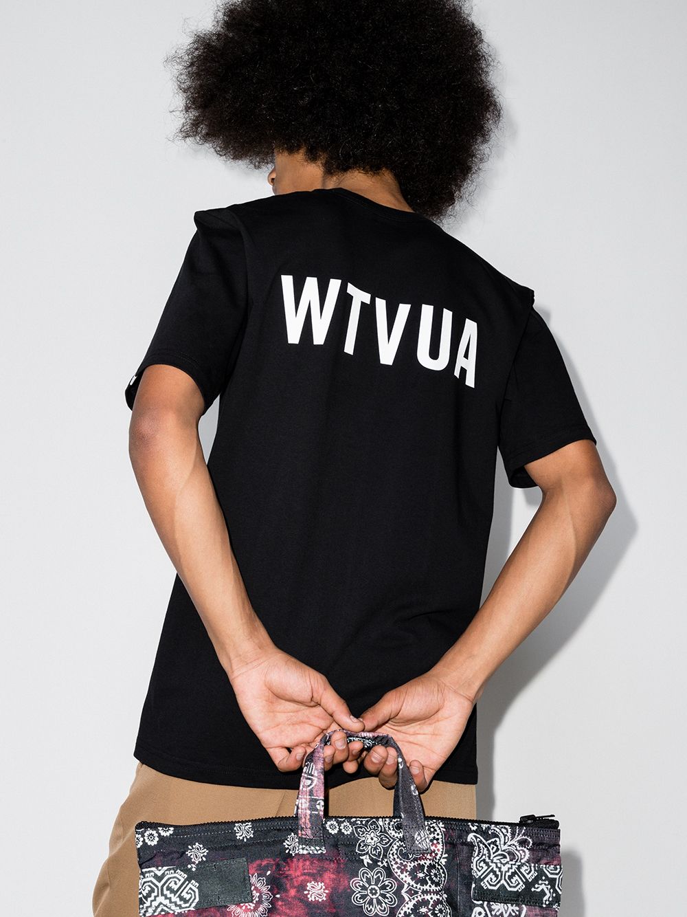 фото Wtaps футболка с круглым вырезом и логотипом