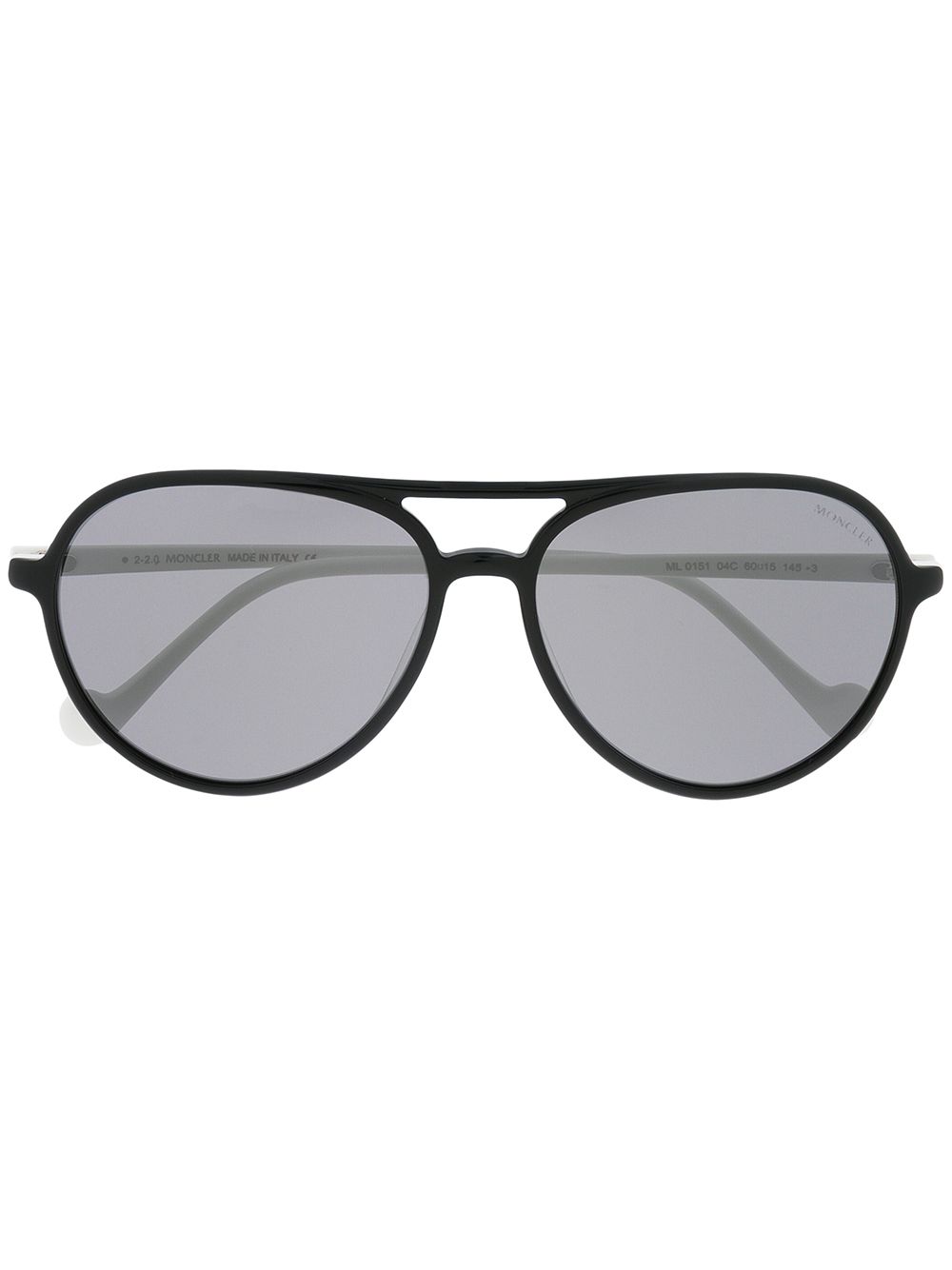 фото Moncler eyewear colour block aviator sunglasses