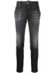 Image 1 of Dsquared2 distressed-effect logo-patch denim jeans