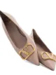 Image 2 of Valentino Garavani VLogo leather ballerina shoes