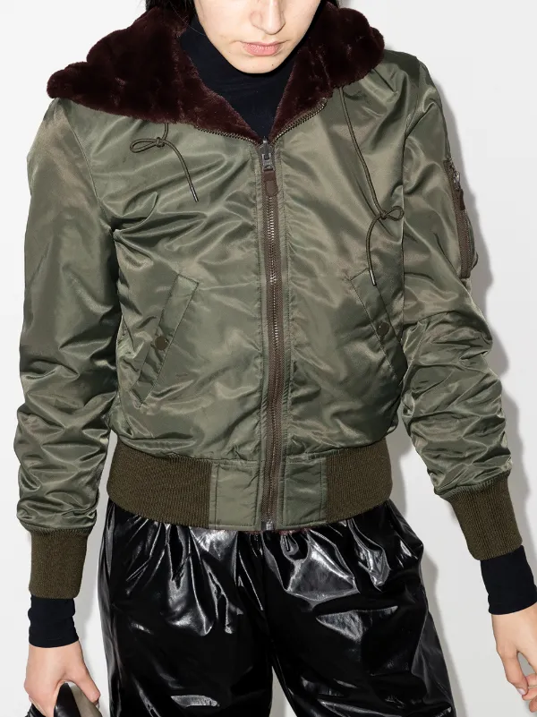 r13 hooded flight jacket