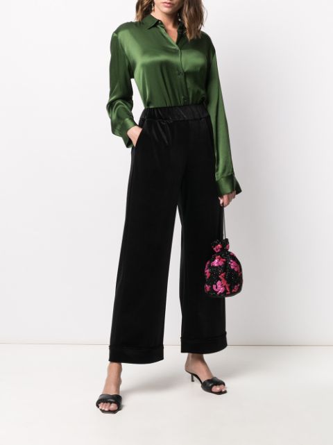 Altea Velvet wide-leg Trousers - Farfetch