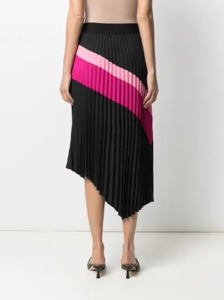 asymmetric pleated skirt展示图