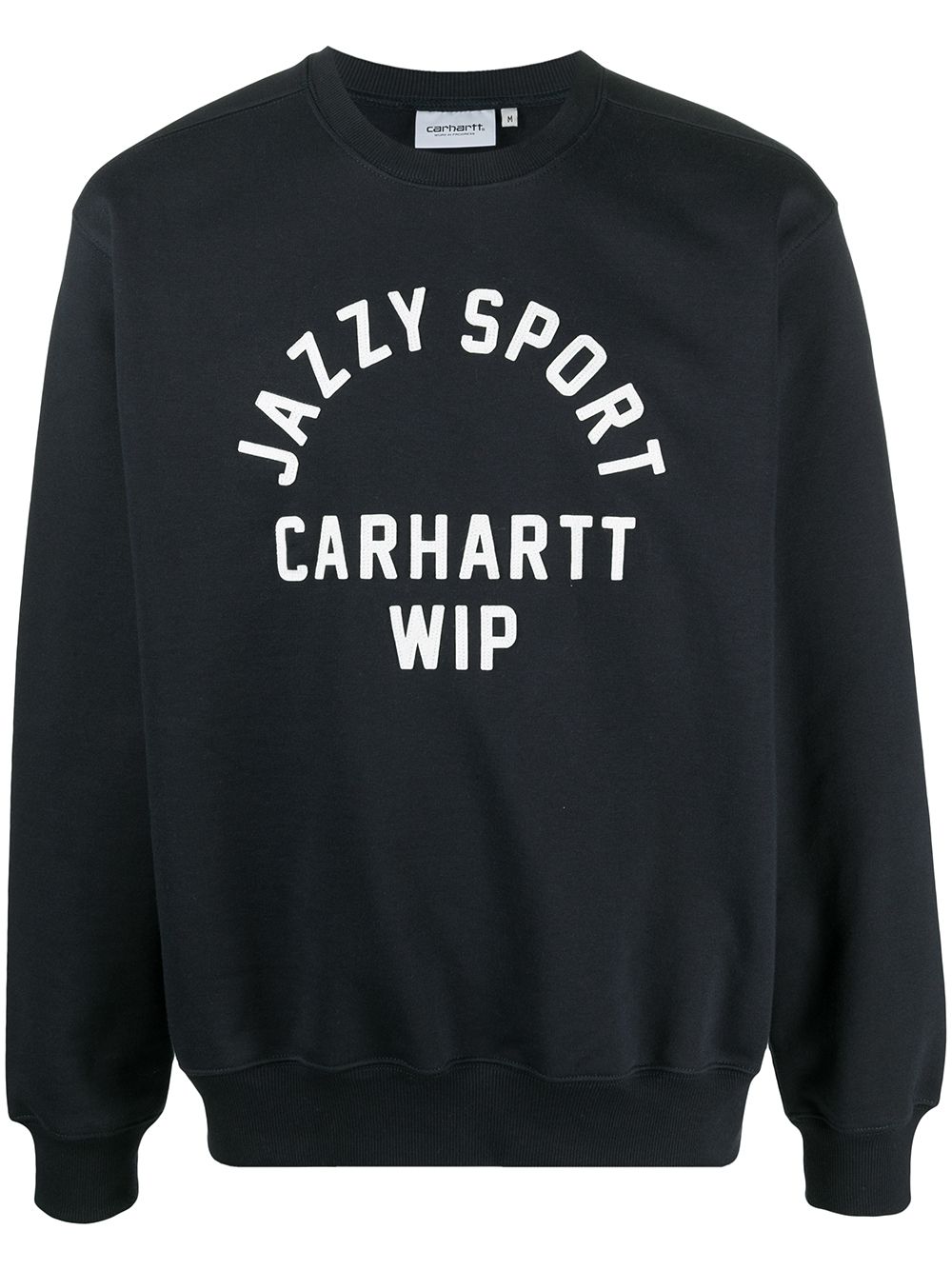 Carhartt Slogan-print Crew-neck Sweatshirt In Blue