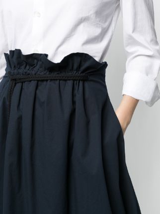 high-waisted A-line skirt展示图