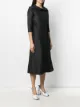 Comme Des Garçons Comme Des Garçons textured short-sleeved midi dress