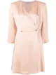 Image 1 of Twin-Set satin wrap dress