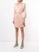 Twin-Set satin wrap dress