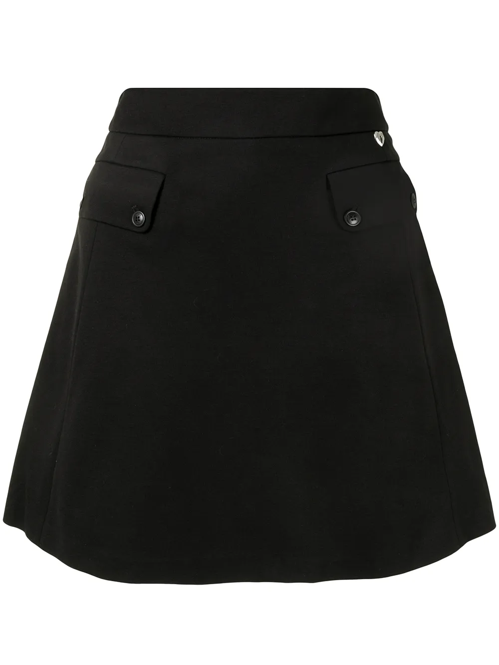 

TWINSET crepe A-line skirt - Black