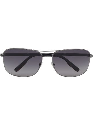 Shop Ermenegildo Zegna slim frame sunglasses Delivery FARFETCH