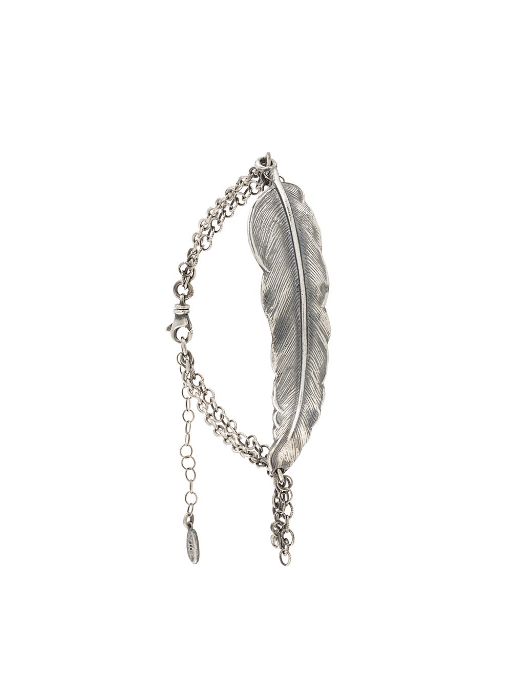 фото M. cohen sterling silver feather bracelet