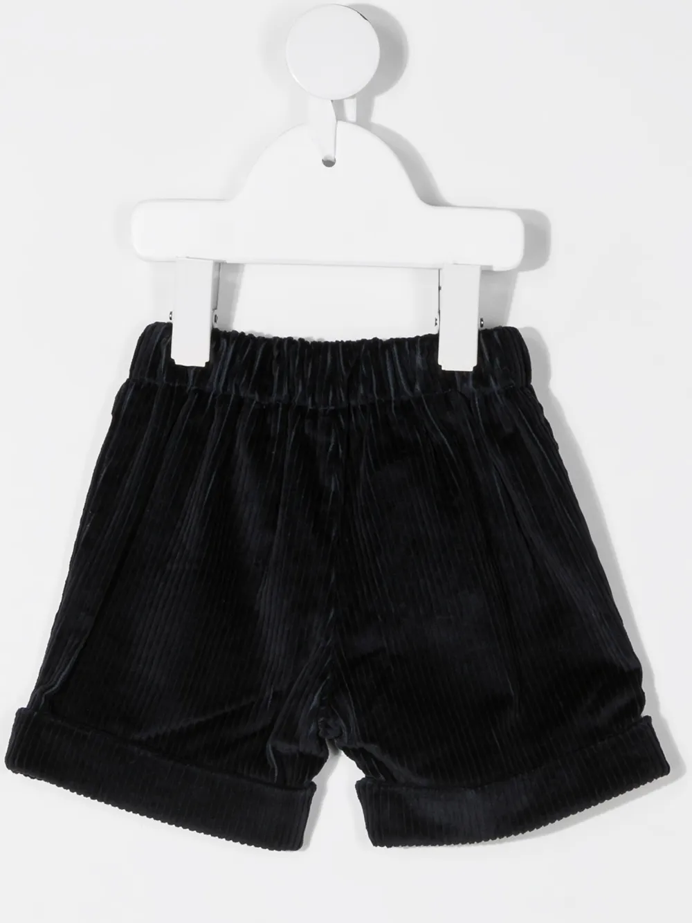 La Stupenderia Ribfluwelen shorts Blauw