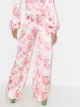 The Vampire's Wife rose-print wide leg trousers