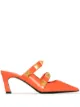 Image 1 of Valentino Garavani Roman Stud 65mm mules