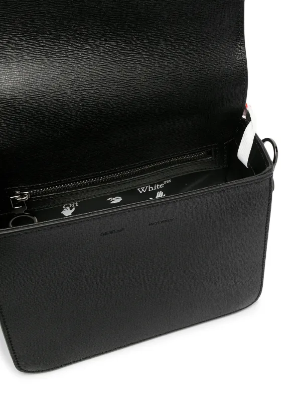 off white diagonal flap bolsa