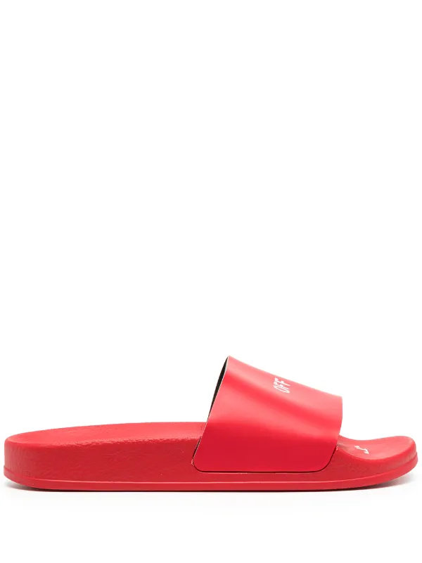 white and red slides