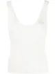 Image 1 of Zimmermann ribbed-knit sleeveless vest top
