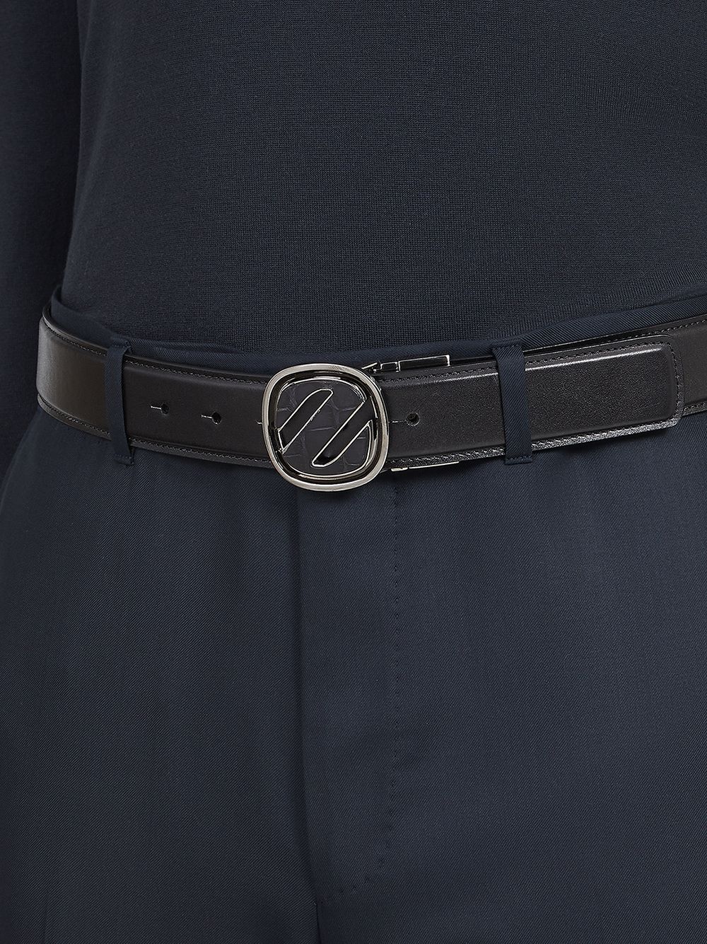 фото Ermenegildo zegna logo-embellished belt