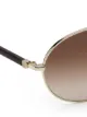 Ermenegildo Zegna aviator-frame tortoiseshell sunglasses