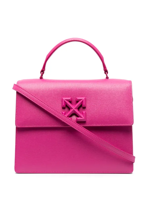 Pink and white off white bag Clearance