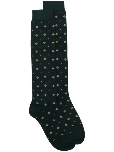 Altea geometric print mid-length socks