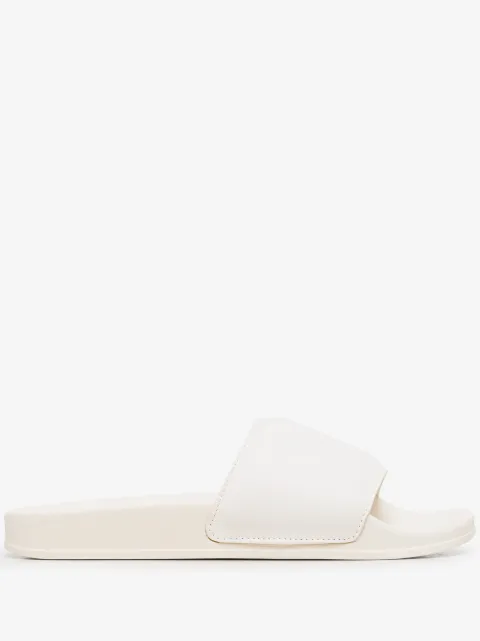 Heron Preston tonal logo debossed slides