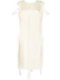 Maison Margiela ripped midi dress - Neutrals