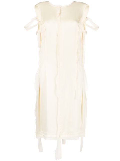 Maison Margiela ripped midi dress Women