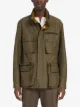 Ermenegildo Zegna concealed-fastening military jacket