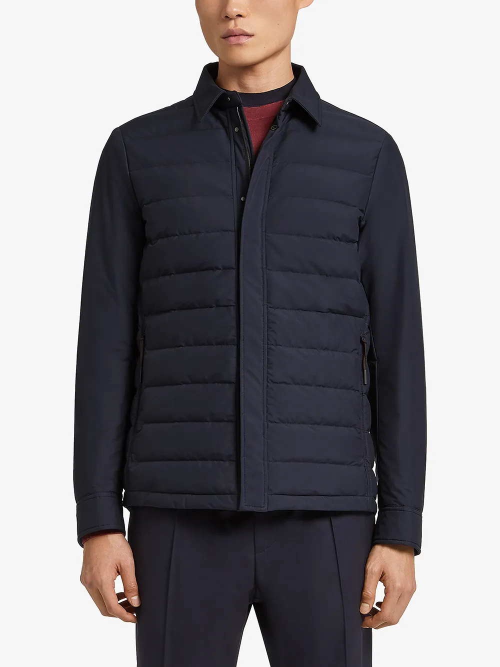 фото Ermenegildo zegna пуховик с воротником