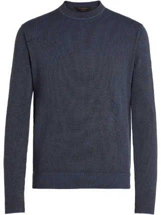 Zegna crew-neck Wool Jumper - Farfetch
