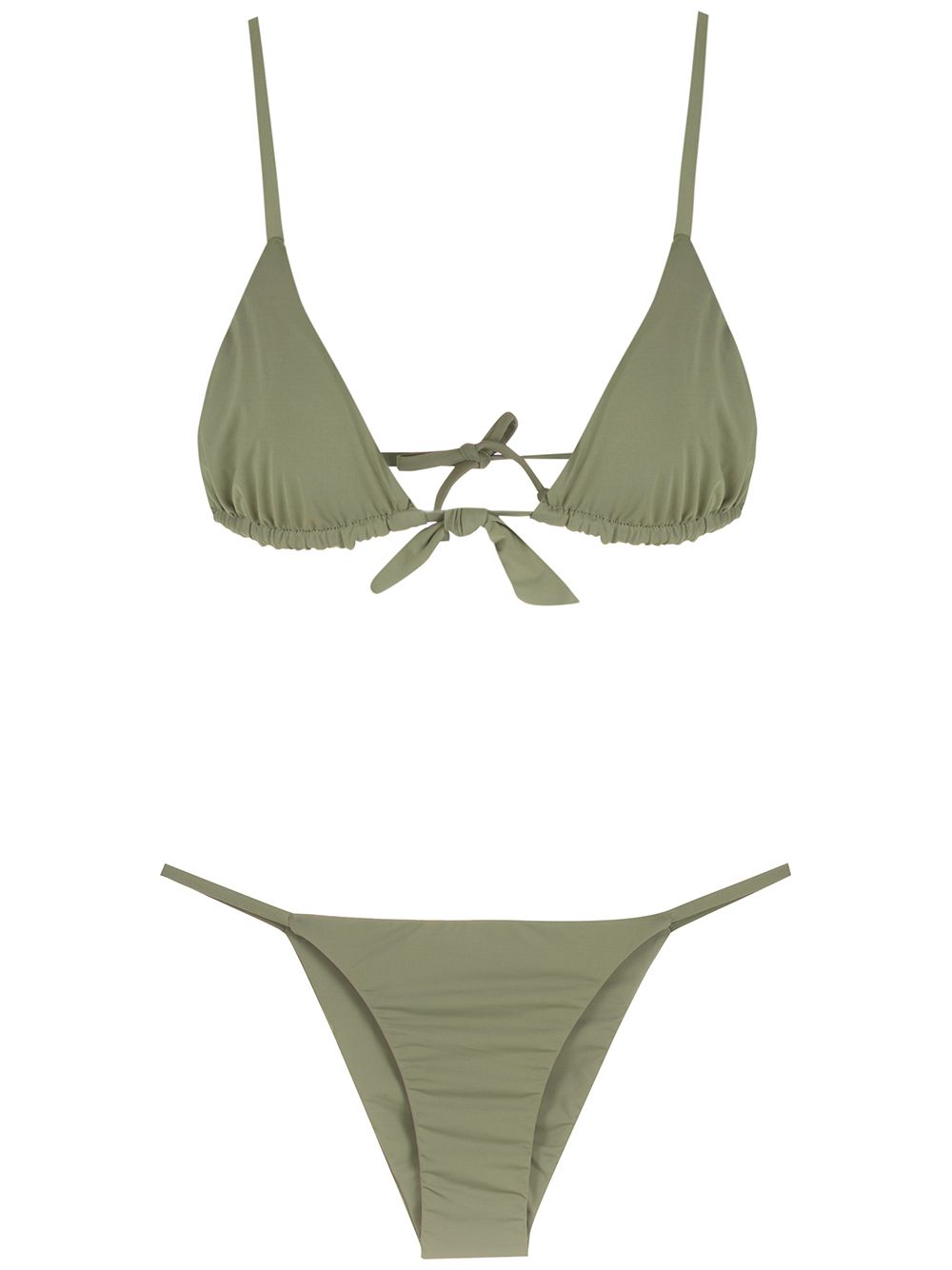 фото Piu brand lila triangle bikini set