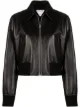 Image 1 of Bottega Veneta leather bomber-style jacket